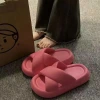New PVC thick-soled slippers for foreign trade, suitable for women to wear outside and for home couples. Factory stock available Item Picture